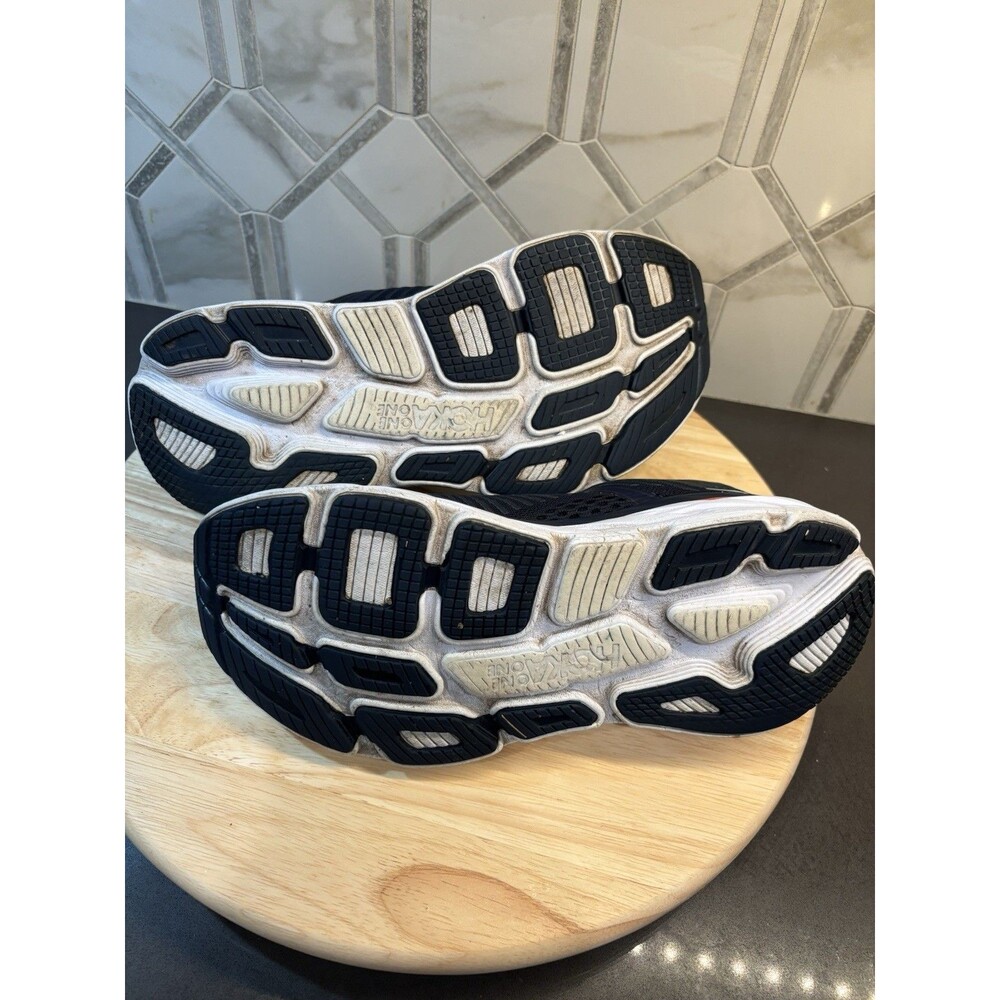 Hoka One One Women’s Bondi 7 Running Shoes 9 Dark Blue 1100519-BIBBL Sneaker Run - Picture 9 of 14